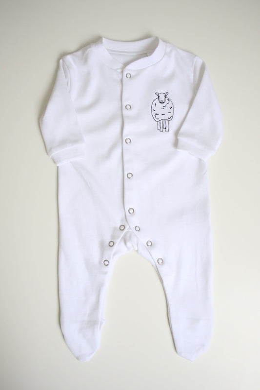 Newborn Sheep Babygrow