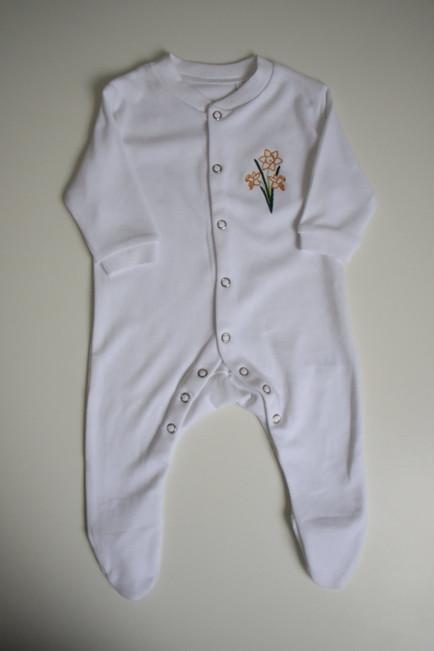 Newborn Daffodil Babygrow