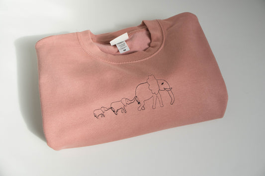 Adults Elephant Trio Sweater