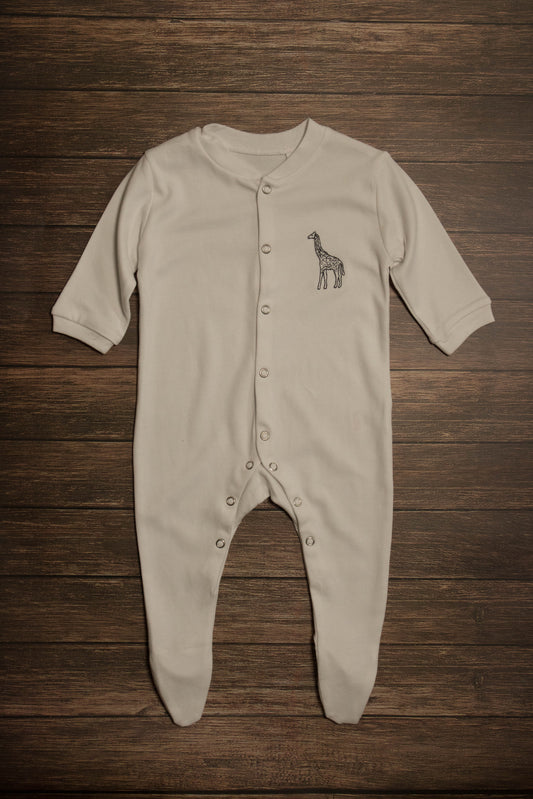 Newborn Giraffe Babygrow