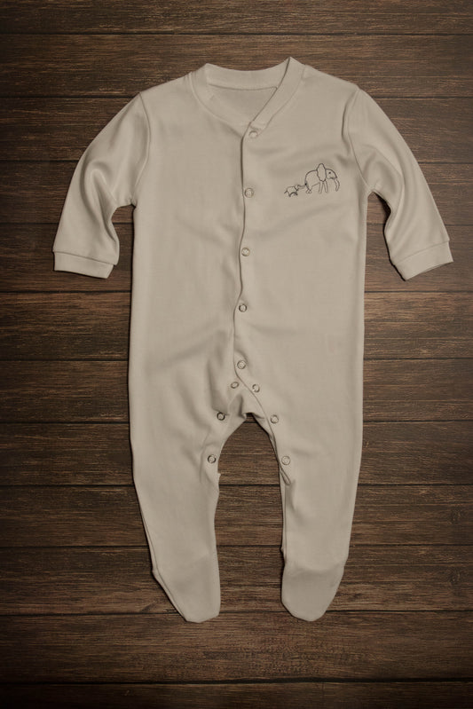 Newborn Elephants Babygrow