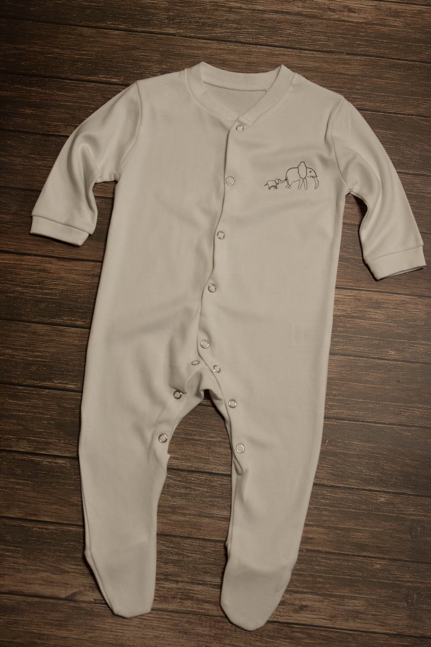 Newborn Elephants Babygrow